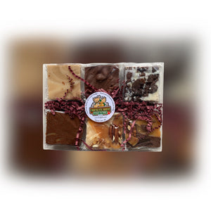 Nutty Fudge Lovers - 6pc Clear Acrylic Gift Box